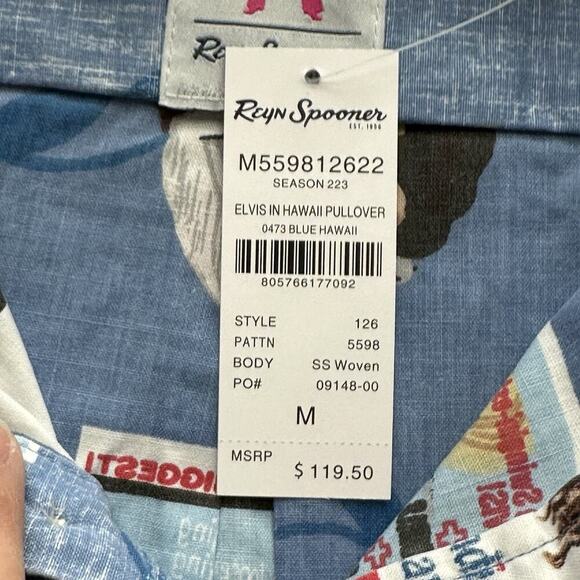 Elvis Presley In Hawaii Reyn Spooner Hawaiian S/S Button Down Mens Shirt 2XL - Picture 6 of 10